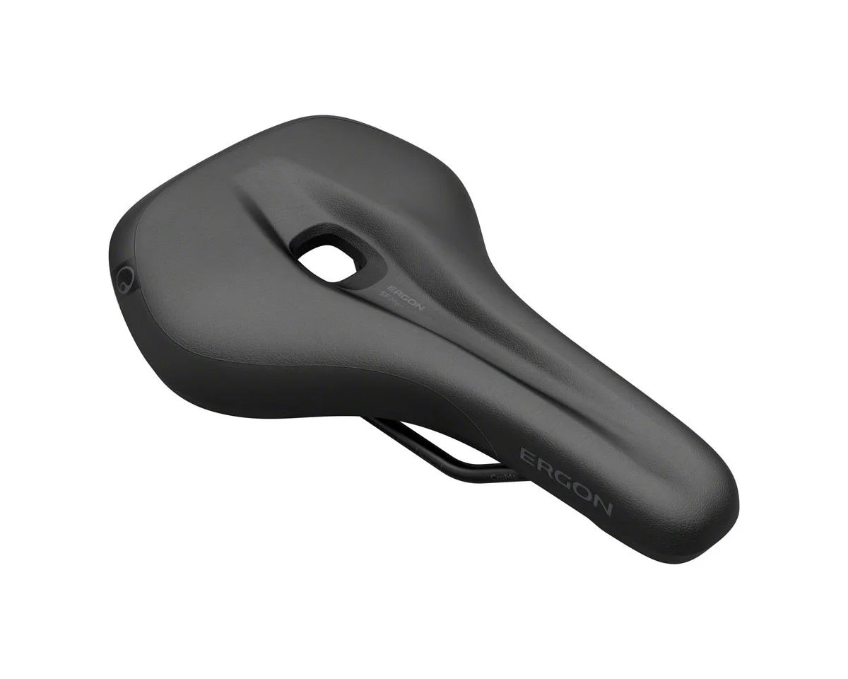 Ergon Men's SF Saddle (Black) (Steel Rails) (S/M)